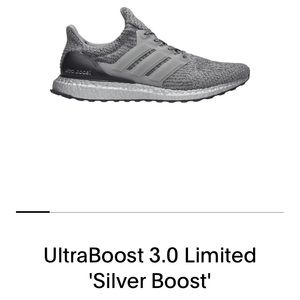 Rare Ultraboost 3.0 Silver Edition 8.5